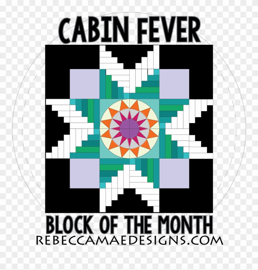 Image Of Cabin Fever ~ Block Of The Month Quilt Pattern - Quilt Clipart