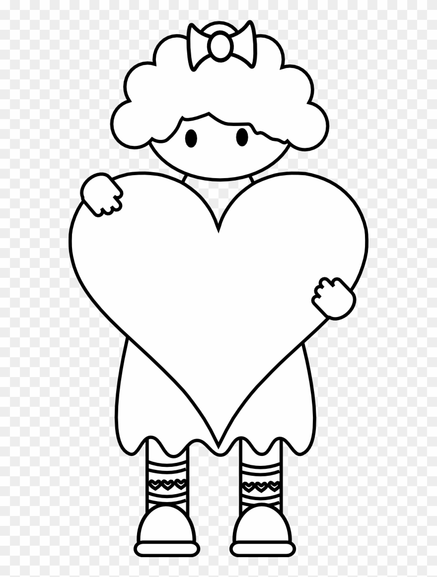 Valentine's Day Clip Art Printable Labels, Valentines - Coloring Book - Png Download