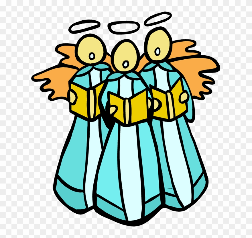 You Can Hear The Angels Singing For Crying Out Loud - Christmas Alphabet Letters Clipart