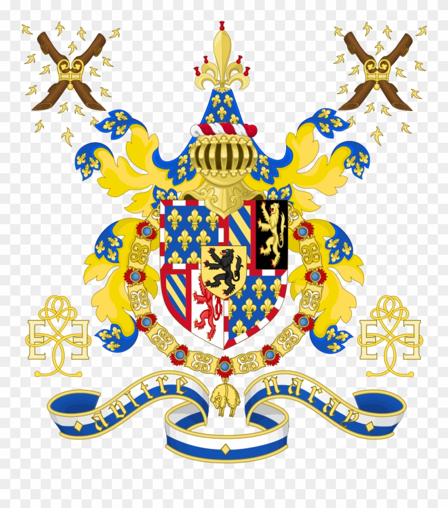 Open - Duke Of Burgundy Coat Of Arms Clipart