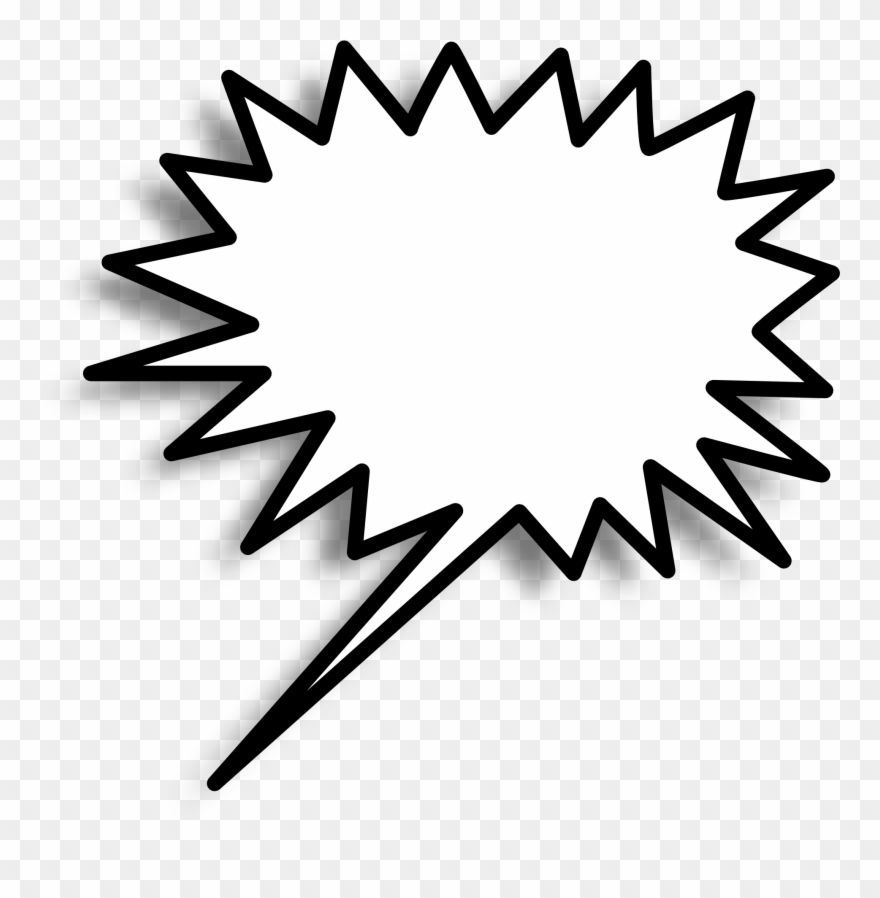 Speech Bubble Png Image Pngpix Pow Bam Clip Art Speech - Pointy Speech Bubble Hd Transparent Png