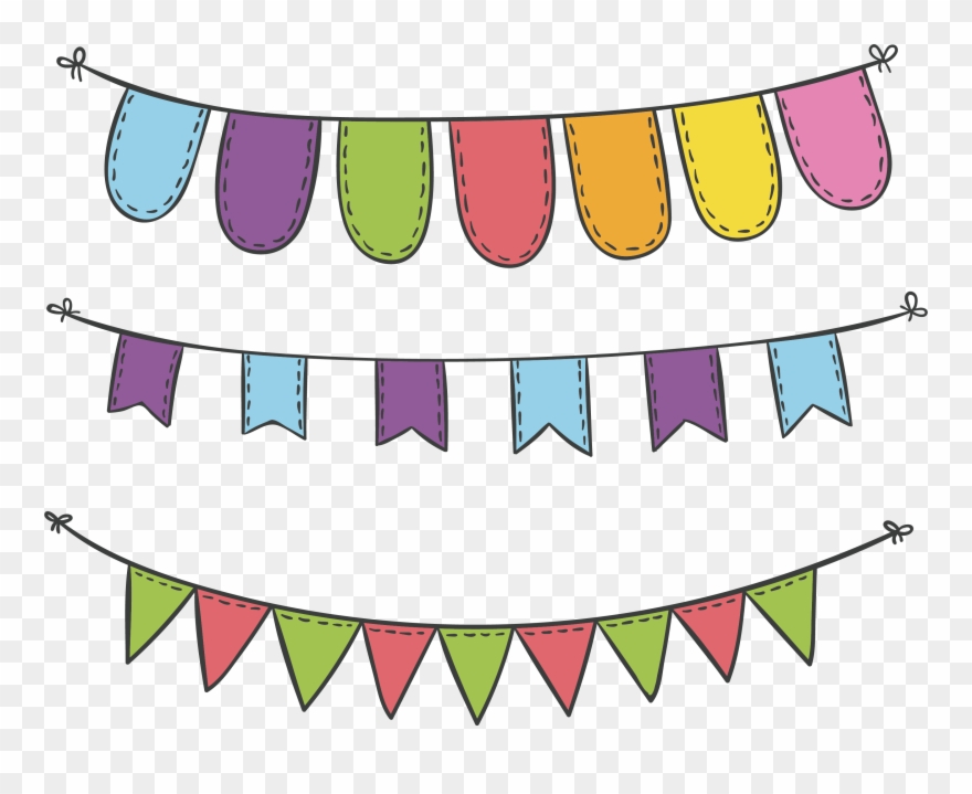 Sky Lantern Flag Party - Flag Decoration Png Clipart