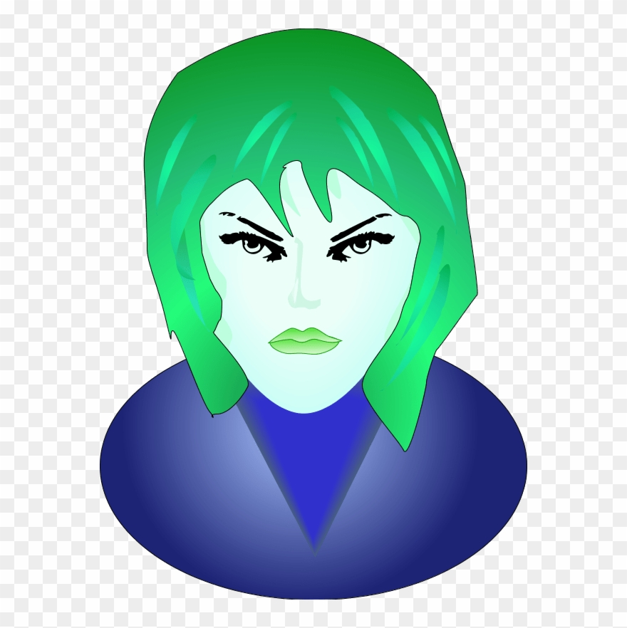 Smiley Femme Fatale Face 1 25 Magnet Emoticon Clipart