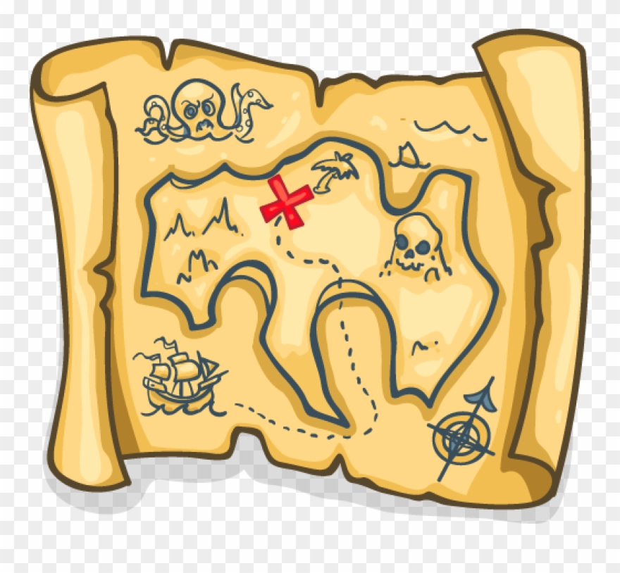 Pirate Group Item Detail Itembrowser - Treasure Map Clipart