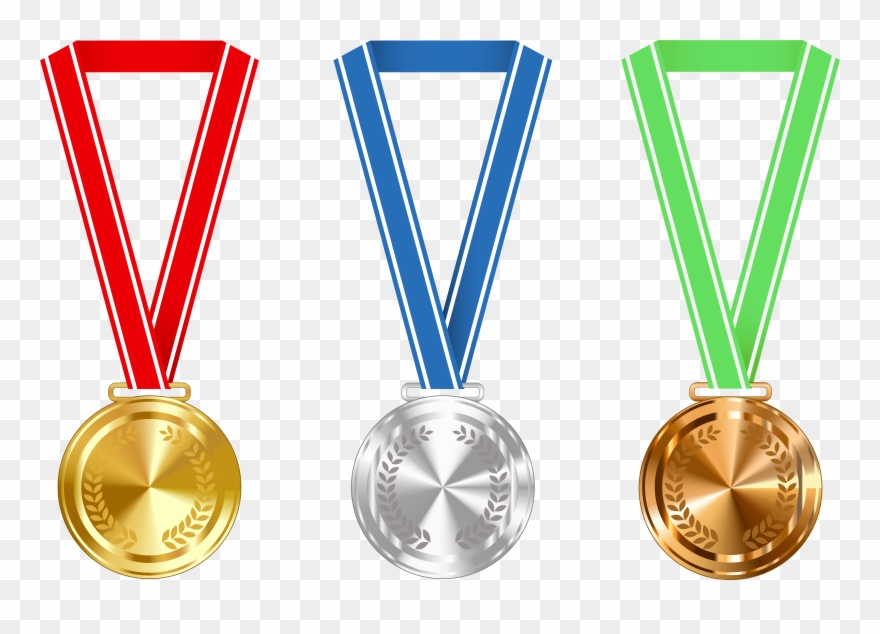 Cougar Clipart Commack - Gold Silver Bronze Medals Png Transparent Png