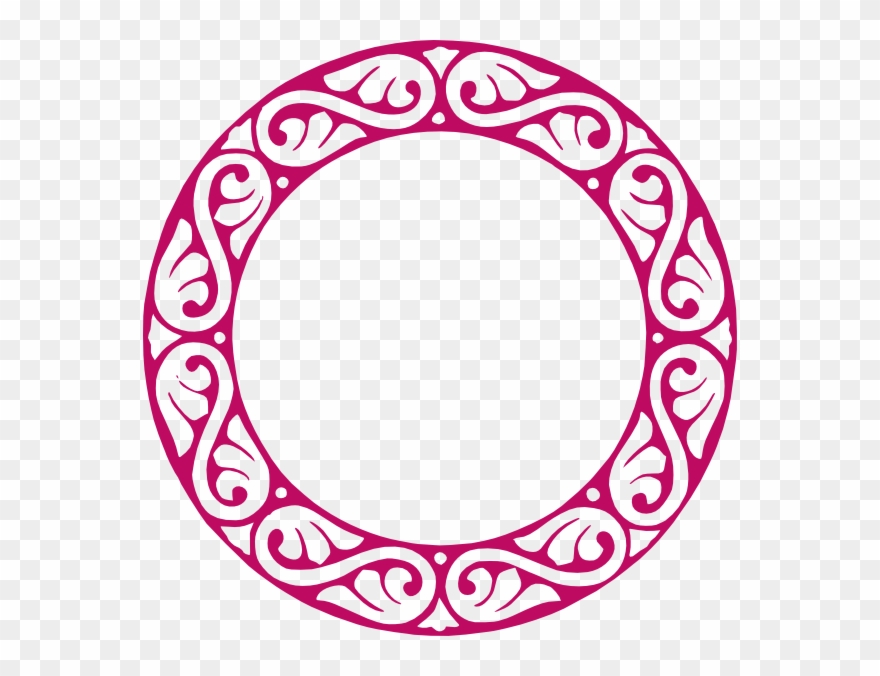 Circular Frame Clip Art - Letter K Monogram Png Transparent Png