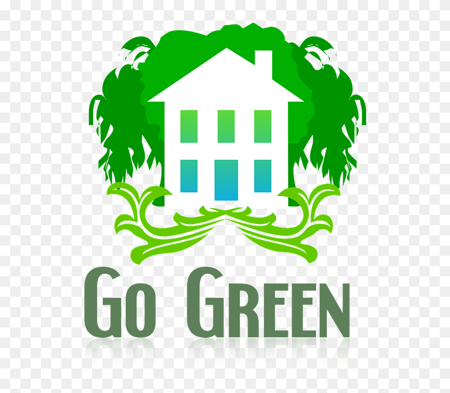 There Are Many Different Ways To Reduce Your Home's - Green Building Clip Art Png Transparent Png