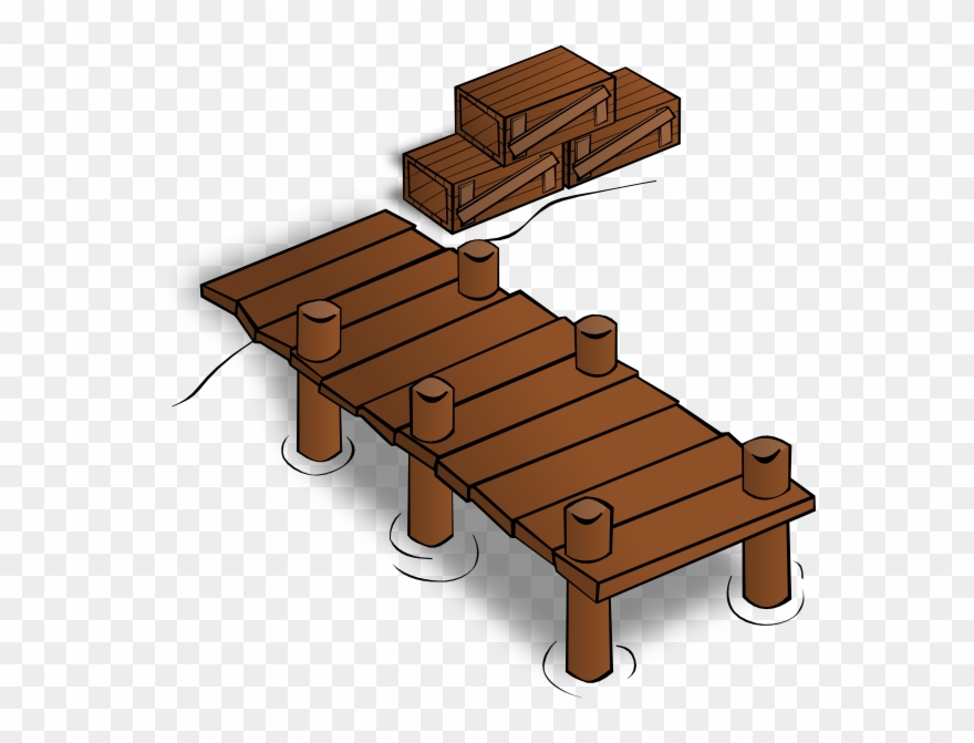 This Free Clip Arts Design Of Rpg Map Docks Symbol - Docks Clipart - Png Download