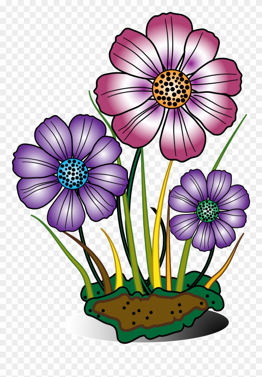 Flower Clipart Bloom Image Free Download - Flowers Best For Drawing - Png Download