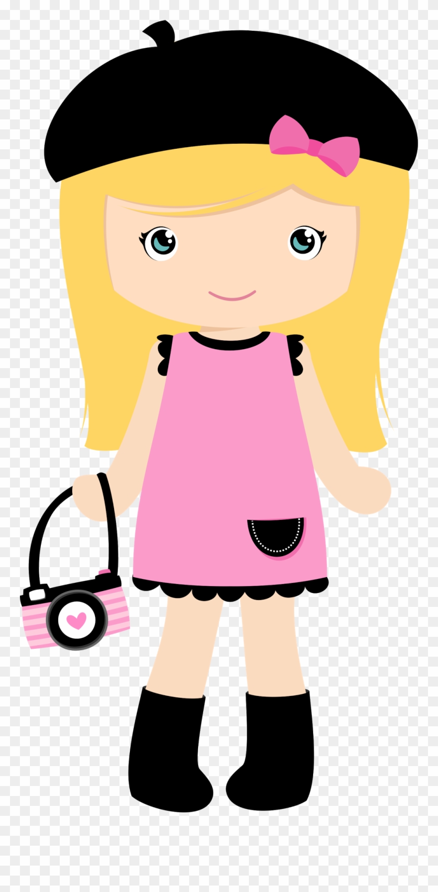 Meninas * Bonecas Cottage Crafts, Paris Birthday, Paris - Clip Art Doll - Png Download