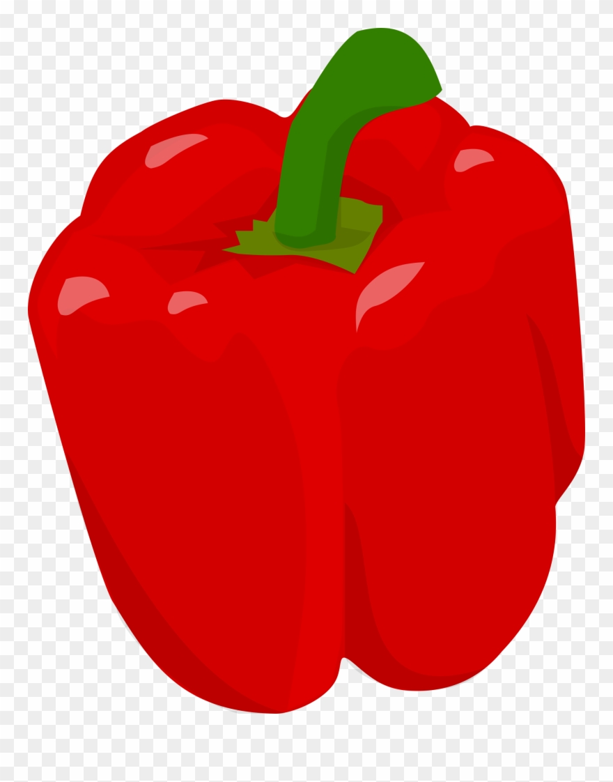 Big Image - Red Bell Pepper Clipart - Png Download