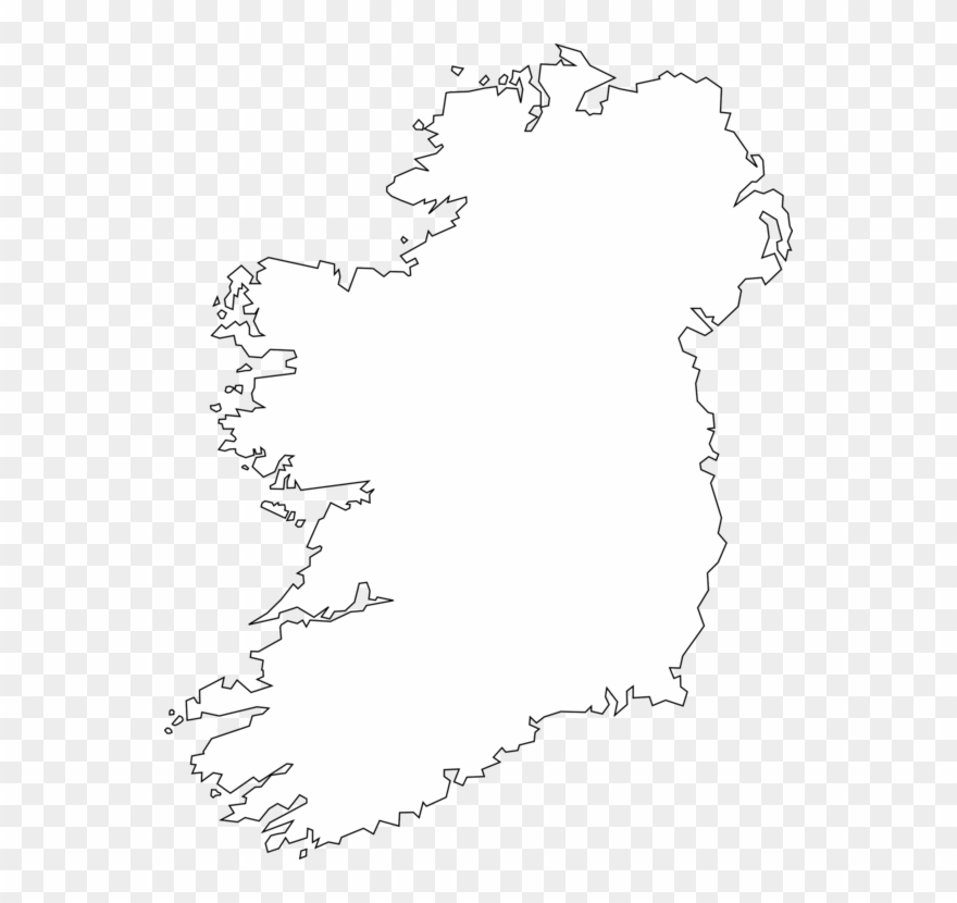 Blank Map Drawing Line Art Computer Icons - Clip Art - Png Download