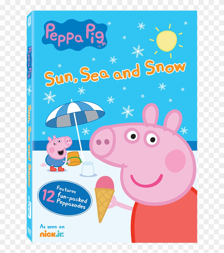 It's Always Perfect Weather For Peppa Pig's Amusing - Peppa Pig Sun Sea And Snow Dvd Clipart