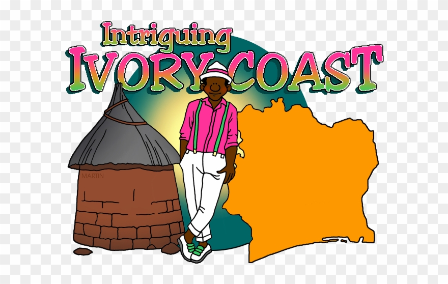 Africa Clip Art By Phillip Martin Ivory - Ivory Coast Clipart - Png Download