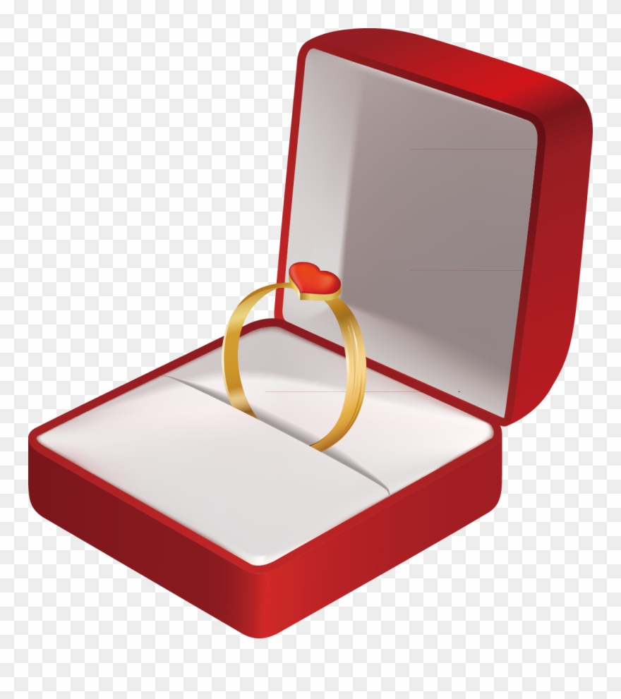 Image Library Stock Clipart Engagement Ring - Wedding Ring In Box Png Transparent Png