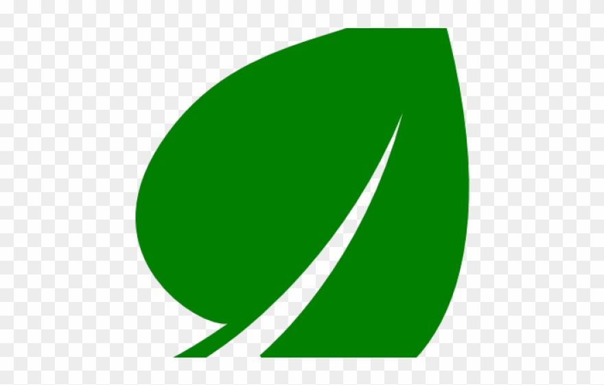 Leaf Clipart Icon - Circle - Png Download