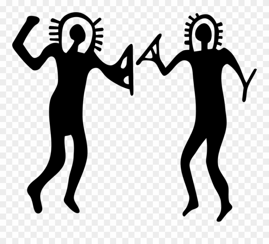 Camo Clip Art Download - Cave Painting Clip Art - Png Download