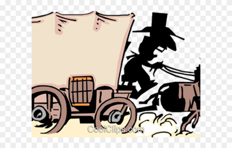 Clip Art Royalty Free Covered Wagon Clipart - Covered Wagon Clip Art - Png Download
