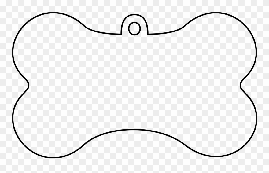 Pet Tag Dog Tag Labrador Retriever Dog Collar Bone - Pet Tag Clip Art - Png Download
