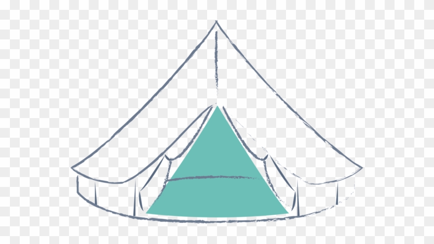 Tent Clipart Bell Tent - Bell Tent Vector - Png Download