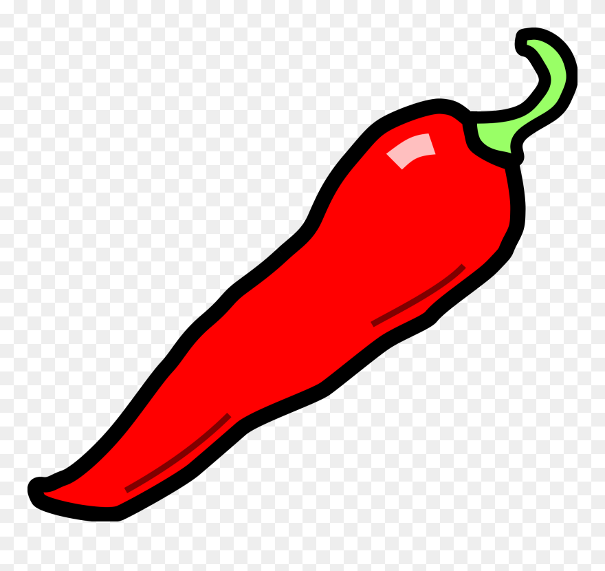 Chile Clipart Bell Pepper - Clip Art Chilli Pepper - Png Download