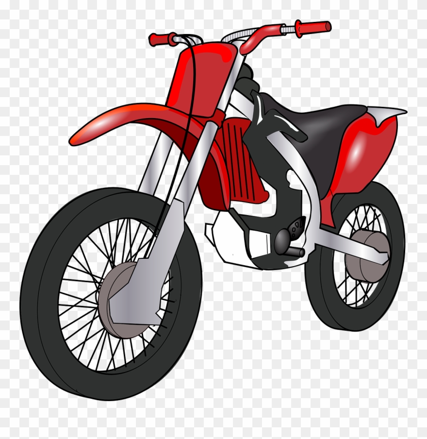 Cartoon Motorbike Clipart