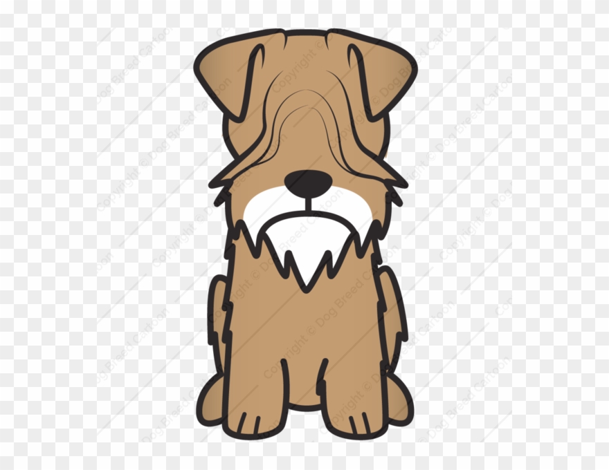 Cesky Terrier - Cesky Terrier-hundecartoon Mitteilungskarte Clipart