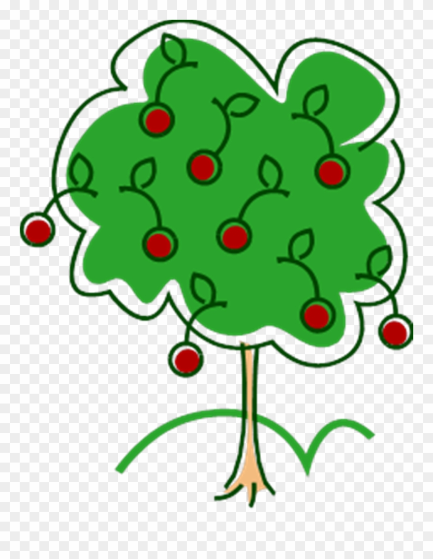 Apple Tree - Cherry Tree Clipart Free - Png Download