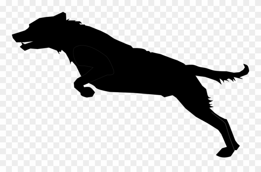 Labrador Retriever Pug Animal Silhouettes Hunting Dog - Jumping Dog Silhouette Clipart