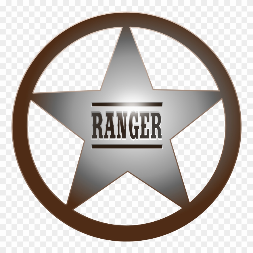 Texas Star Cliparts - Park Ranger Badge Clip Art - Png Download