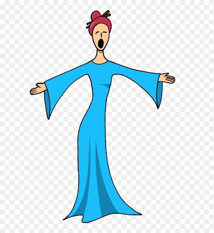 Play Your Cards Right - Opera Singer Icon Png Clipart