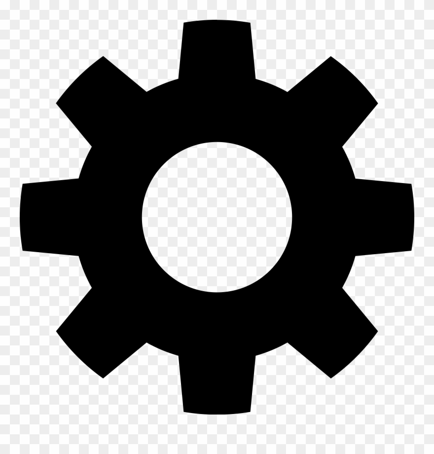 Grapevine Clipart - Transparent Gear Icon - Png Download