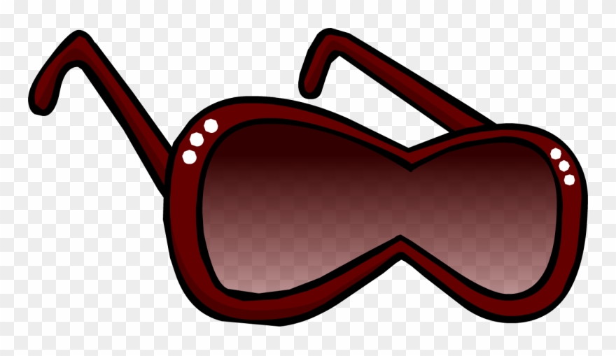 Goggles Clipart Club Penguin - Club Penguin Diva Shades - Png Download