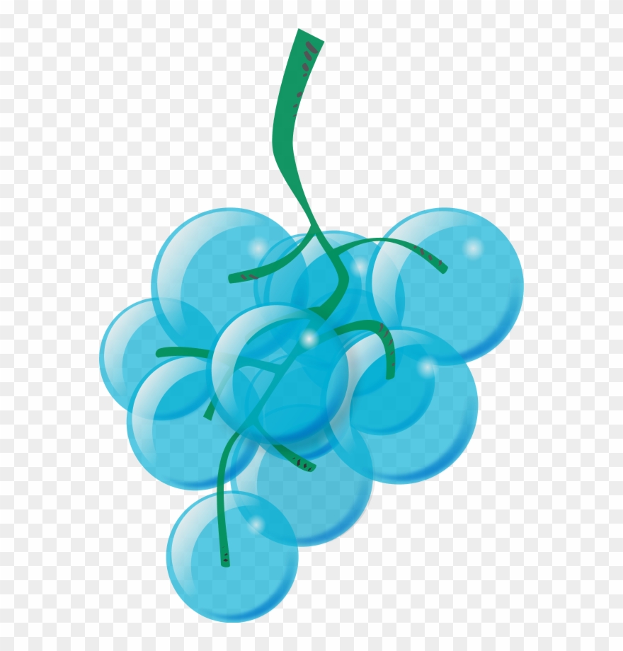 Vector Clip Art - Cartoon Green Grapes - Png Download