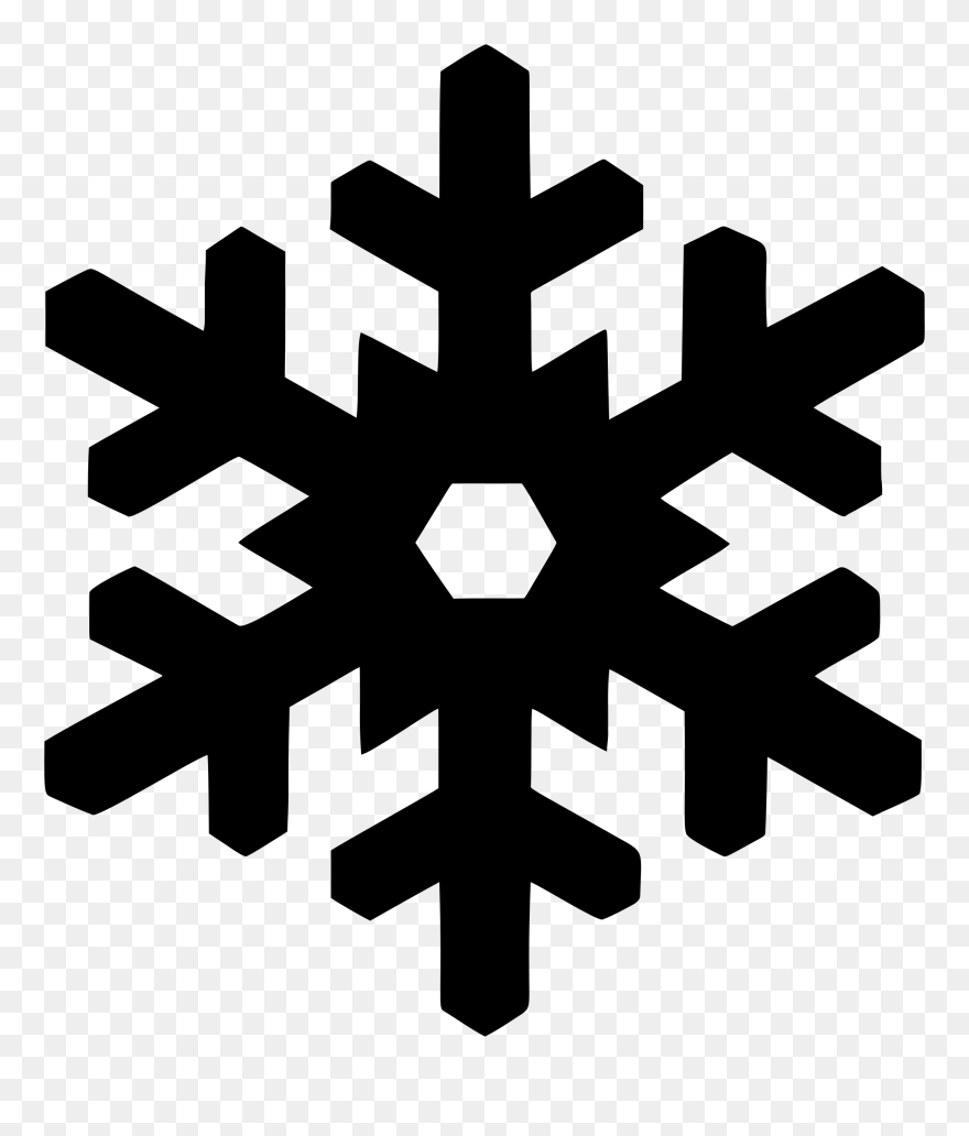 Snowflake Silhouette Computer Icons Drawing - Copo De Nieve Silueta Clipart