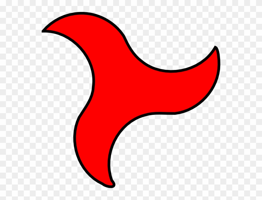 Clip Black And White Download Ninja At Getdrawings - Red Ninja Star Transparent - Png Download