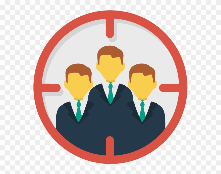 How To Reach Audience With Digital Piktochart - Target People Icon Png Clipart