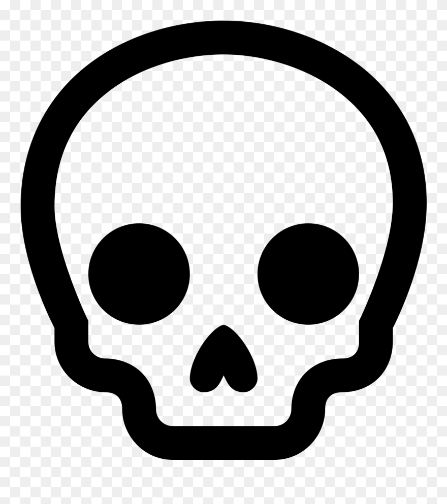 Handkerchief Clipart Bandana Mask - Skull Icon - Png Download