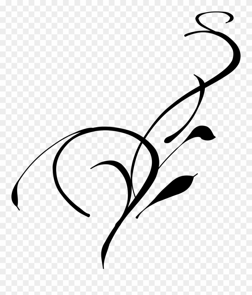 Green Leafy Vines Clip - Vines Clip Art Black And White - Png Download