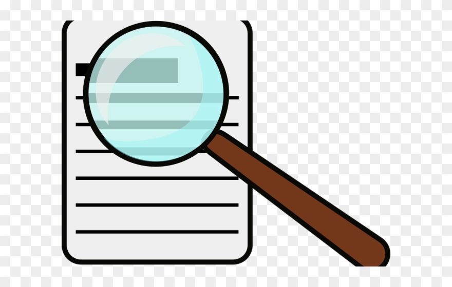 Magnifying Clipart Document - Book And Magnifying Glass Clipart - Png Download