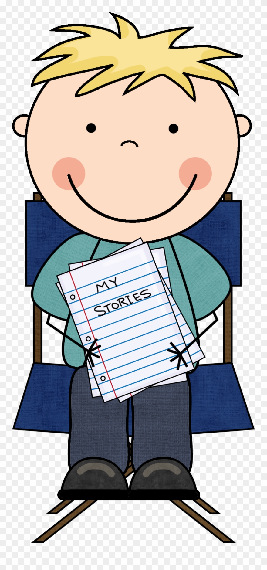 Classroom Clipart, School Clipart, All Schools, Stick - Parts Of A Writer Poster - Png Download