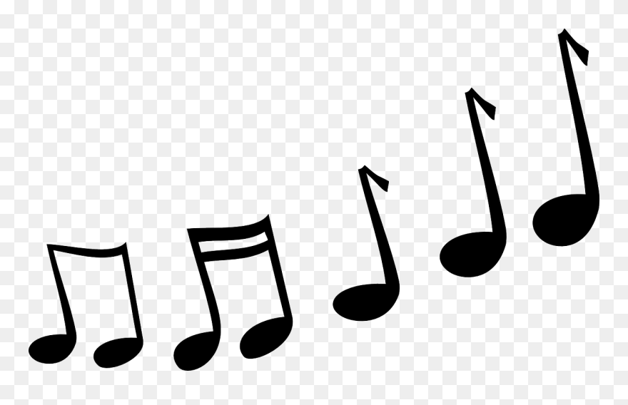 Seal Of The Us Air Force - Music Notes Cartoon Png Clipart