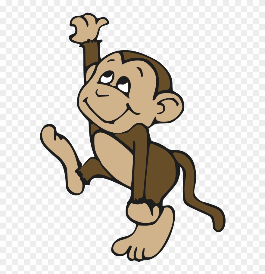 Cute Monkey Cartoons Pictures Cartoon Tattoo - Cute Monkey Embroidery Design Clipart