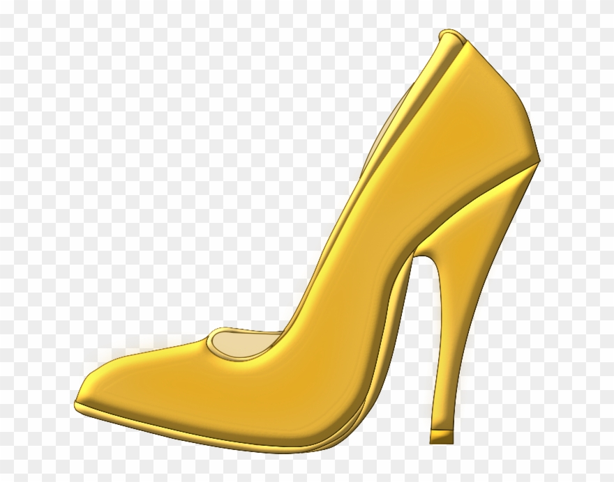 Black - Golden Shoe Clipart - Png Download