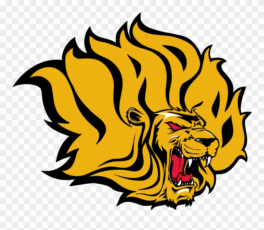 Arkansas Pine Bluff Golden Lions And Lady - Arkansas Pine Bluff Logo Clipart