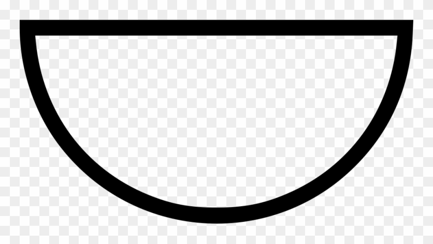 Semi Svg Outline - Semi Circle Line Drawing Clipart