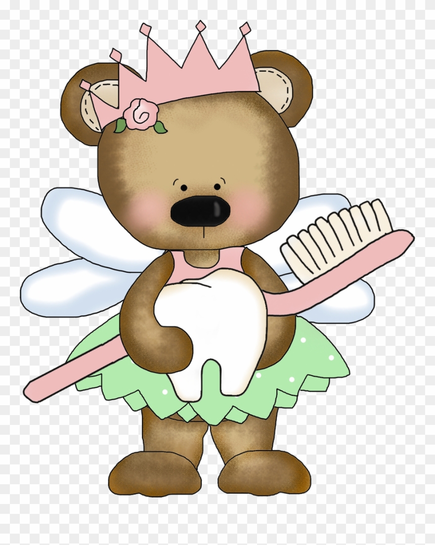Plaque Clipart Placard - Tooth Fairy Bear Clipart - Png Download