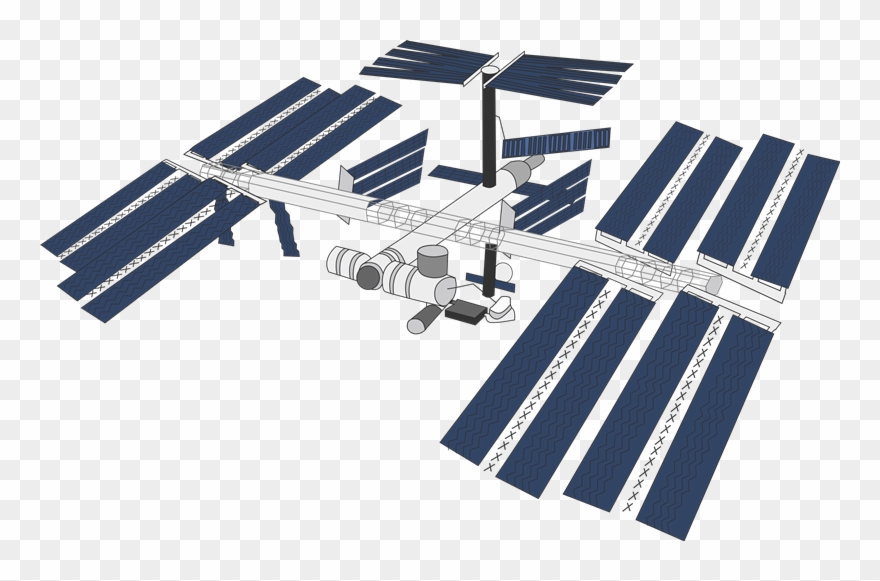 International Space Station Clip Art Pics About Space - Space Station Clip Art - Png Download