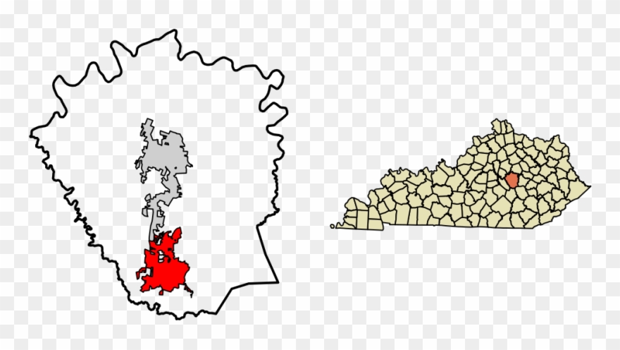 Madison County Kentucky Incorporated And Unincorporated - Map Of Kentucky Clipart