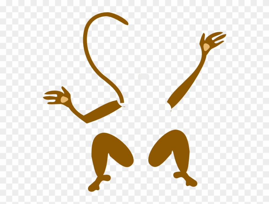 Clipart In Word - Monkey Clipart Transparent Background - Png Download